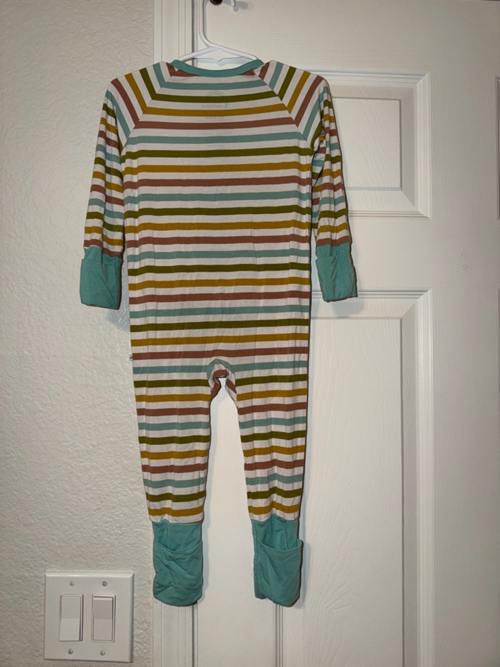 Emerson and Friends Convertible Pajamas - Spring Stripes - Picture 3 of 8